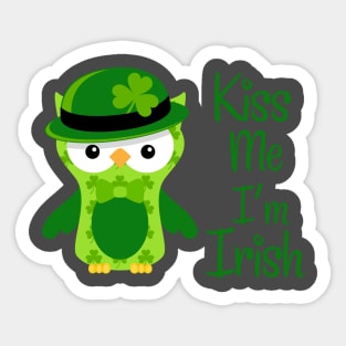 Kiss Me I'm Irish Sticker